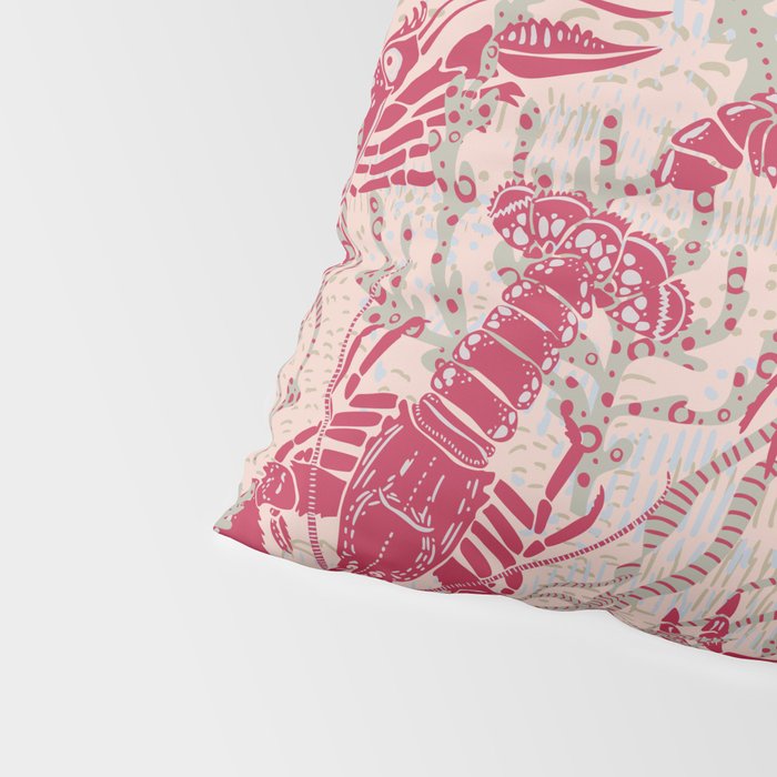 Red Lobster Viva Magenta Pillow Sham Gallery Image 4