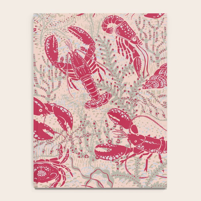 Red Lobster Viva Magenta Notebook Gallery Image 4