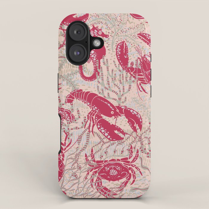 Red Lobster Viva Magenta iPhone Case Gallery Image 1