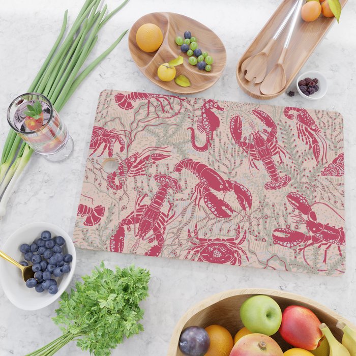 Red Lobster Viva Magenta Cutting Board Gallery Image 2