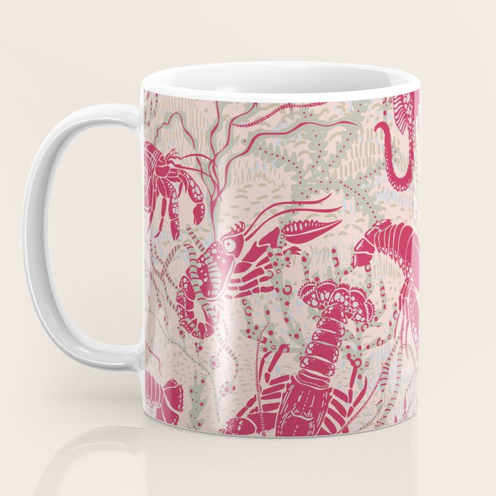 Red Lobster Viva Magenta Coffee Mug Gallery Image 3