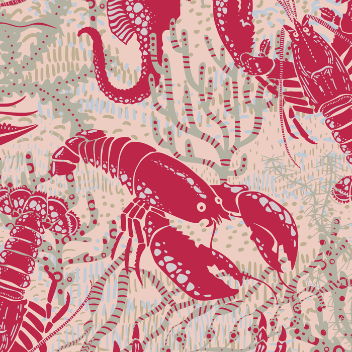 Red Lobster Viva Magenta Coffee Mug Gallery Image 2