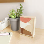 Lines Color Shapes - Pink Gold Brown Mini Art Print Gallery Image 2
