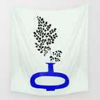 The Blue Vase 02 Wall Tapestry Gallery Image 4
