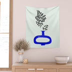 The Blue Vase 02 Wall Tapestry Gallery Image 2