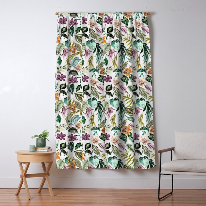 Wild colorful jungle FN7 Window Curtain Gallery Image 5