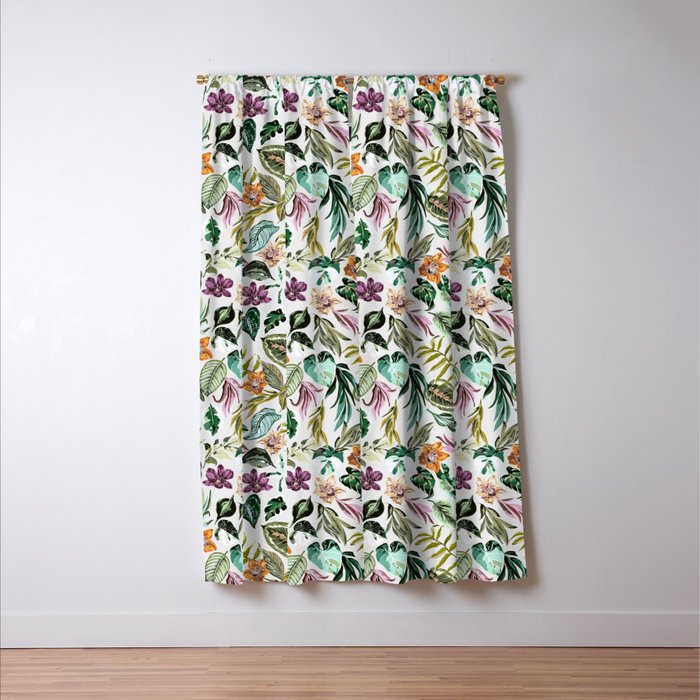 Wild colorful jungle FN7 Window Curtain Gallery Image 3