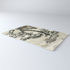 Japanese Mountain Forest Tree Landscape Rug Gallery Image 3