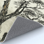 Japanese Mountain Forest Tree Landscape Rug Gallery Image 4