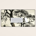 Japanese Mountain Forest Tree Landscape Desk Mat Gallery Image 1