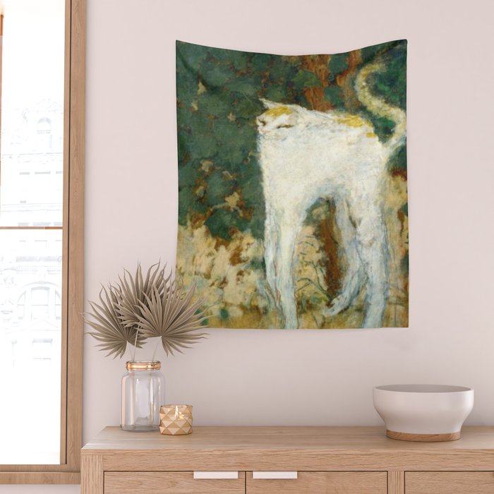 The White Cat - Pierre Bonnard Wall Tapestry Gallery Image 2