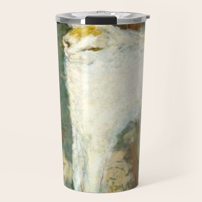The White Cat - Pierre Bonnard Travel Mug Gallery Image 1