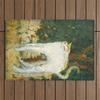 The White Cat - Pierre Bonnard Outdoor Rug Gallery Image 1