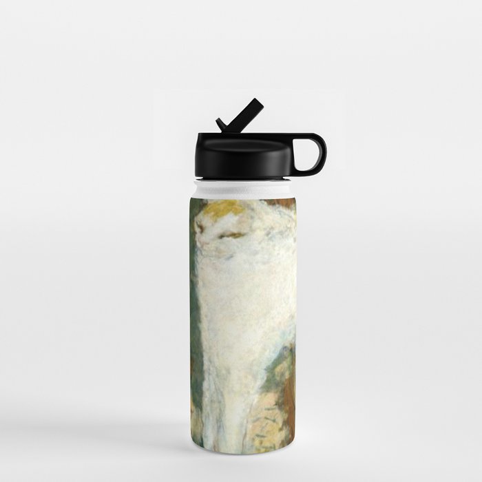 The White Cat - Pierre Bonnard Water Bottle Gallery Image 1