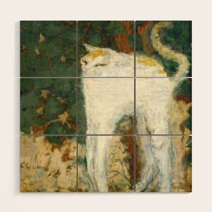 The White Cat - Pierre Bonnard Wood Wall Art Gallery Image 1