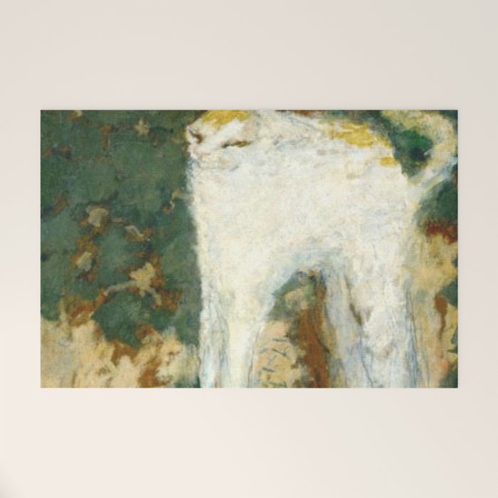 The White Cat - Pierre Bonnard Welcome Mat Gallery Image 1