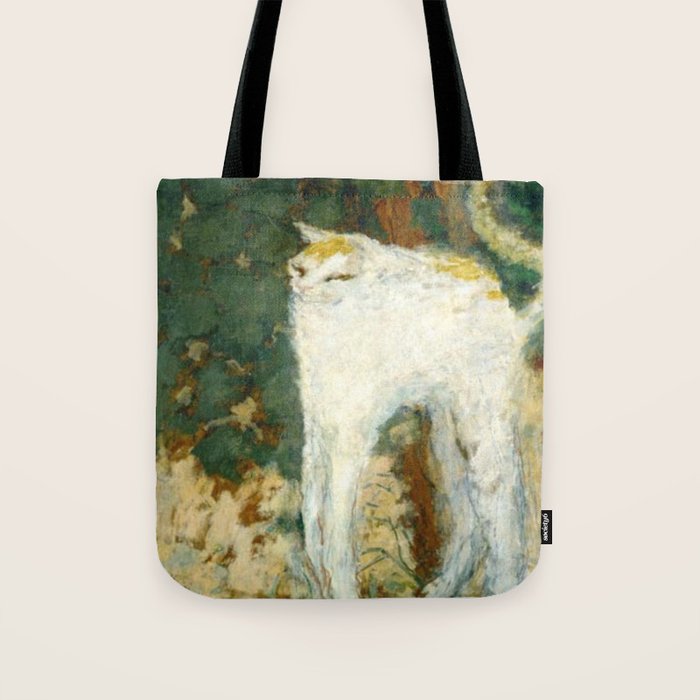 The White Cat - Pierre Bonnard Tote Bag Gallery Image 1