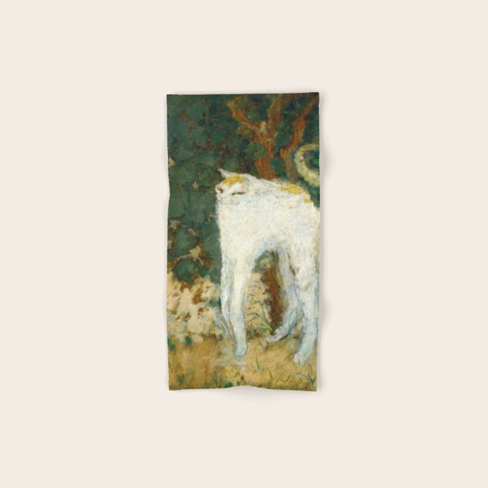 The White Cat - Pierre Bonnard Bath Towel Gallery Image 1
