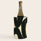 Abstract black shapes pattern N01 Wine Chiller Gallery Image 2