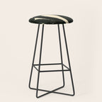 Abstract black shapes pattern N01 Stool Gallery Image 1