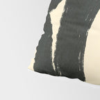 Abstract black shapes pattern N01 Pillow Sham Gallery Image 4