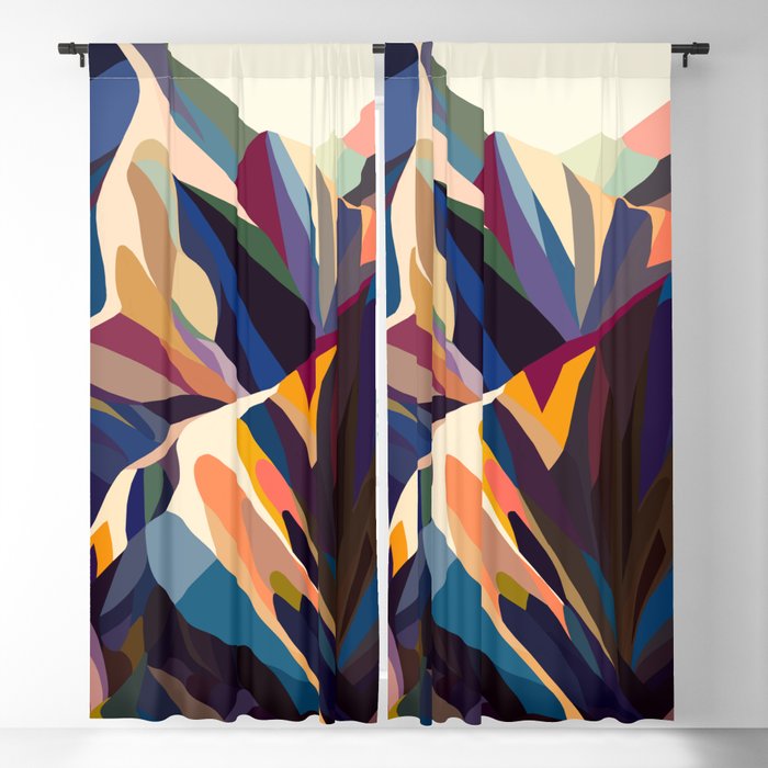 Mountains original Window Curtain Gallery Image 5