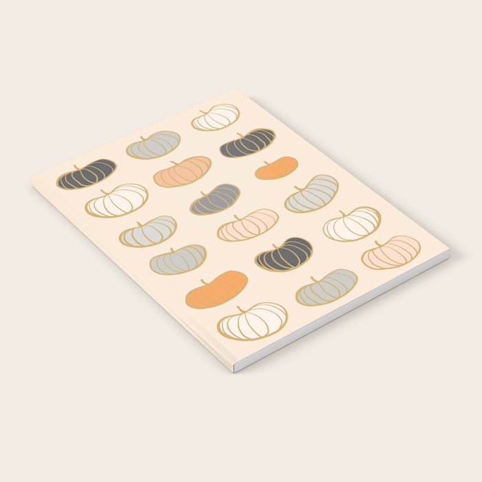Retro Pumpkin Pattern Collection 1 Notebook Gallery Image 2