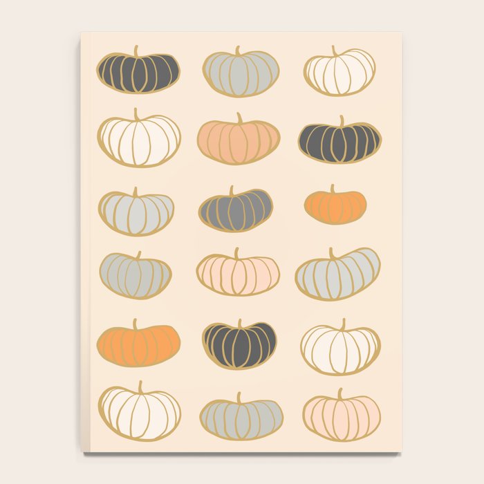 Retro Pumpkin Pattern Collection 1 Notebook Gallery Image 4