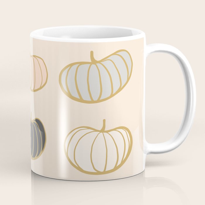 Retro Pumpkin Pattern Collection 1 Coffee Mug Gallery Image 1