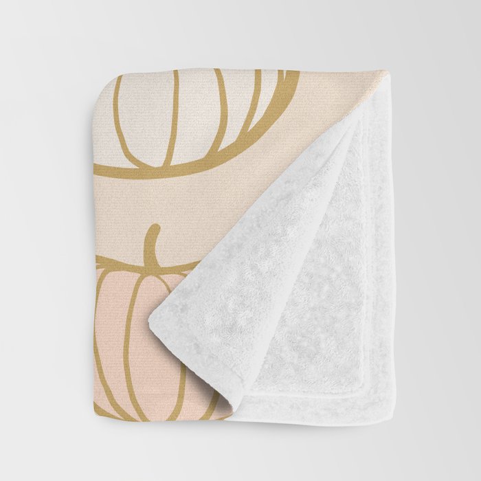 Retro Pumpkin Pattern Collection 1 Throw Blanket Gallery Image 3