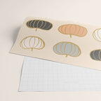 Retro Pumpkin Pattern Collection 1 Wrapping Paper Gallery Image 2