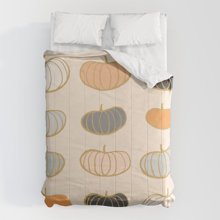 Retro Pumpkin Pattern Collection 1 Comforter Gallery Image 1