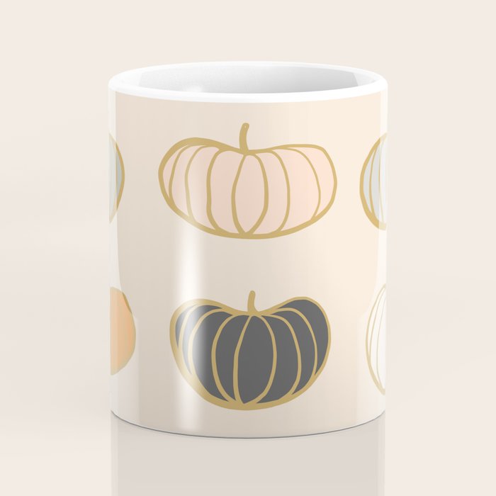 Retro Pumpkin Pattern Collection 1 Coffee Mug Gallery Image 4