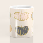 Retro Pumpkin Pattern Collection 1 Coffee Mug Gallery Image 4