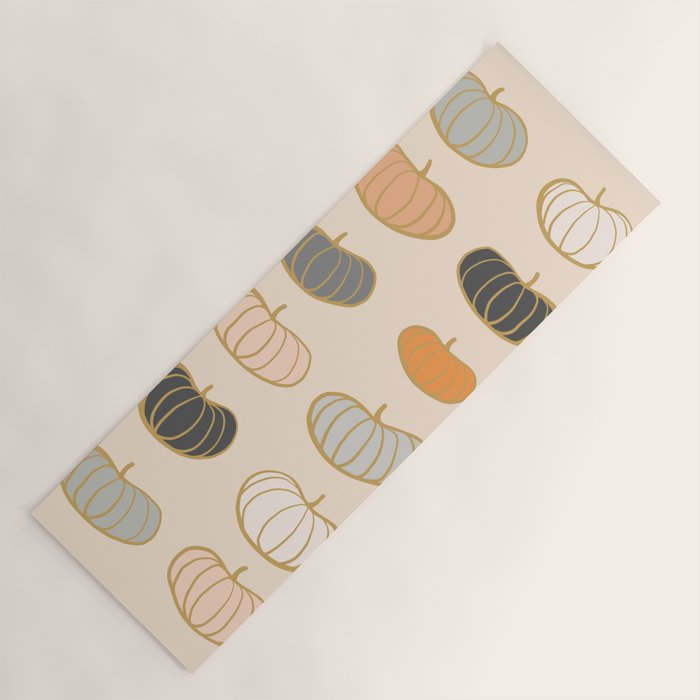 Retro Pumpkin Pattern Collection 1 Yoga Mat Gallery Image 1