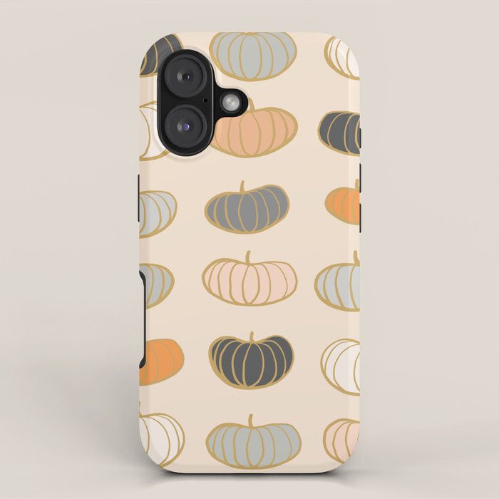 Retro Pumpkin Pattern Collection 1 iPhone Case Gallery Image 1