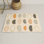 Retro Pumpkin Pattern Collection 1 Rug Gallery Image 1