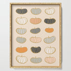 Retro Pumpkin Pattern Collection 1 Serving Tray Gallery Image 1