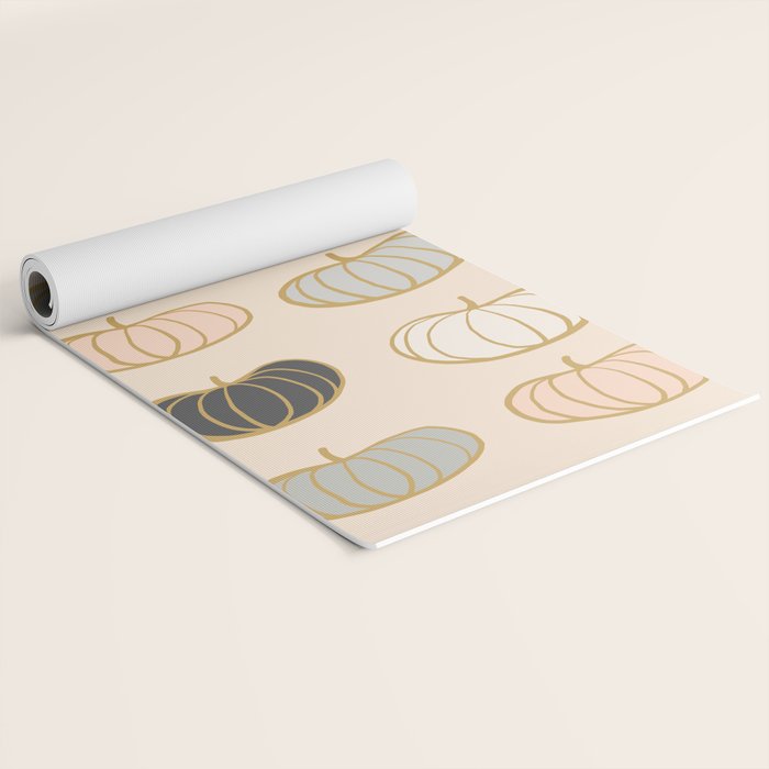 Retro Pumpkin Pattern Collection 1 Yoga Mat Gallery Image 2