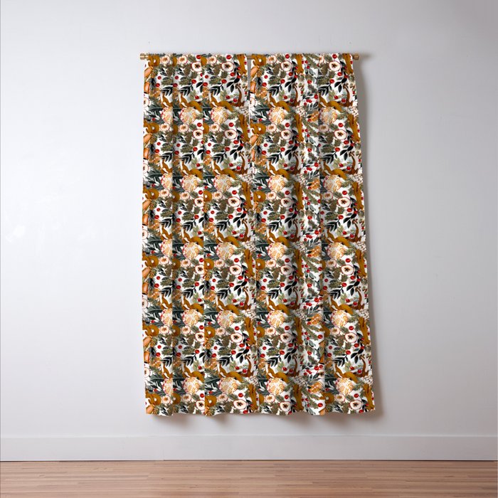 Squirrels on the Christmas tree I Window Curtain Gallery Image 3