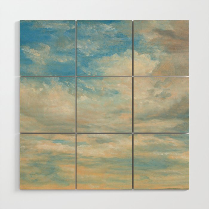 John Constable "Clouds" Wood Wall Art Gallery Image 1
