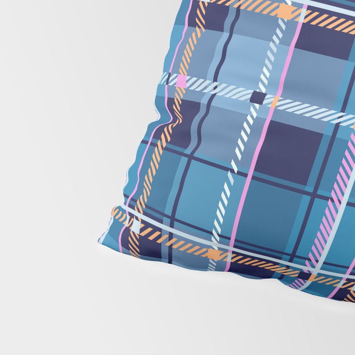 Tartan Motif Style B Pillow Sham Gallery Image 4