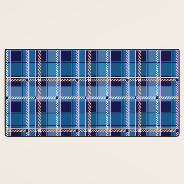 Tartan Motif Style B Desk Mat Gallery Image 3