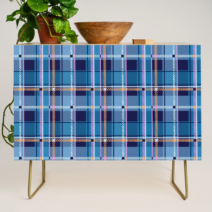 Tartan Motif Style B Credenza Gallery Image 1