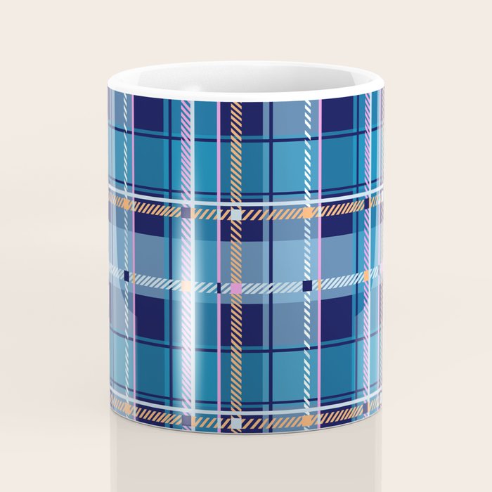 Tartan Motif Style B Coffee Mug Gallery Image 4