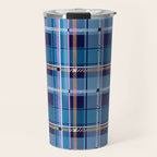 Tartan Motif Style B Travel Mug Gallery Image 1