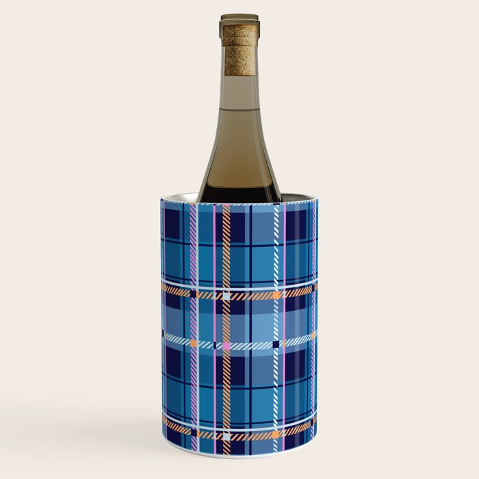 Tartan Motif Style B Wine Chiller Gallery Image 2
