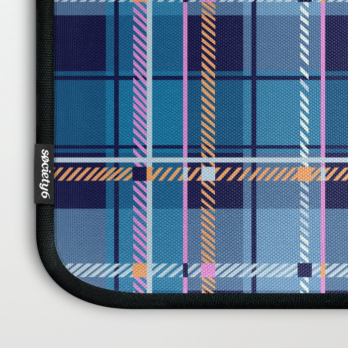 Tartan Motif Style B Laptop Sleeve Gallery Image 3
