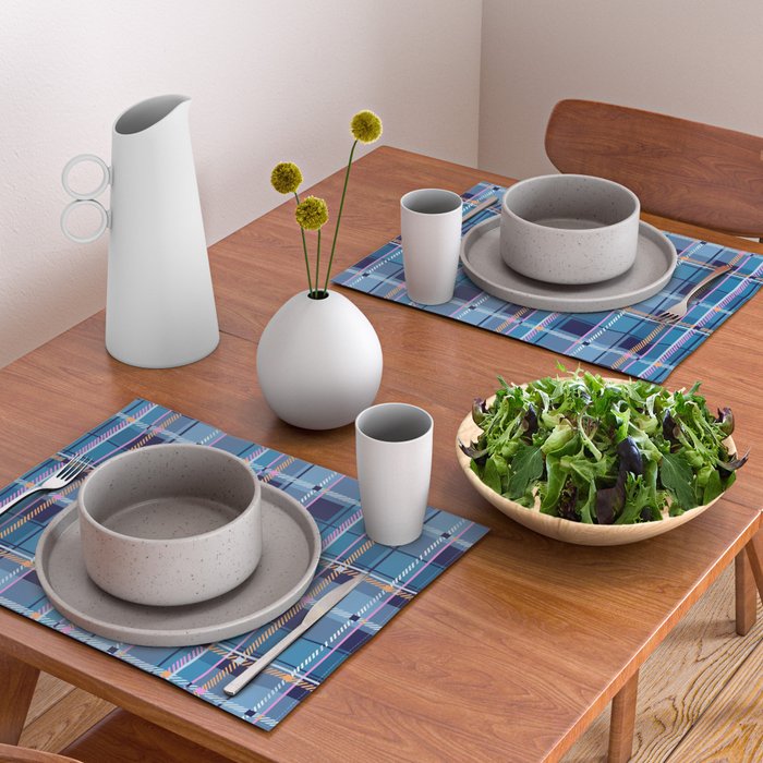 Tartan Motif Style B Placemat Gallery Image 2