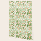 Wavy Plants Pattern Wallpaper Gallery Image 2